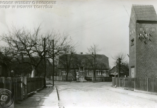 Wjazd do Wytomyśla od strony Nowego Tomyśla, 1975 r.