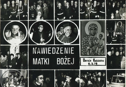 Nawiedzenie obrazu Matki Bożej - Boruja Kościelna, 6 marca 1978r.