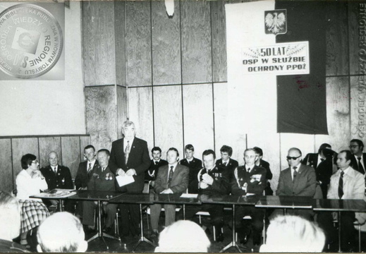 Obchody 50-lecia OSP w 1980 roku.