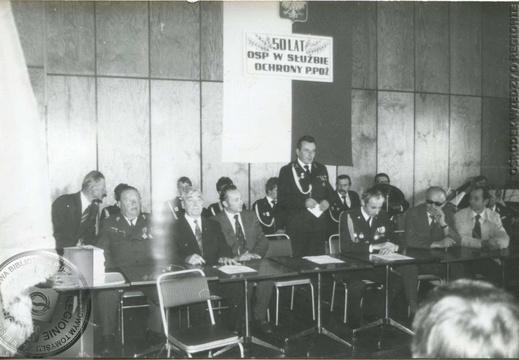 Obchody 50-lecia OSP w 1980 roku.