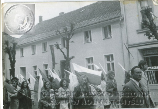 Nowy Tomysl, 1 maja  - prawdopodobnie 1975 r.