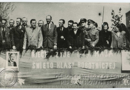 Trybuna 1.Majowa  -1949 r.