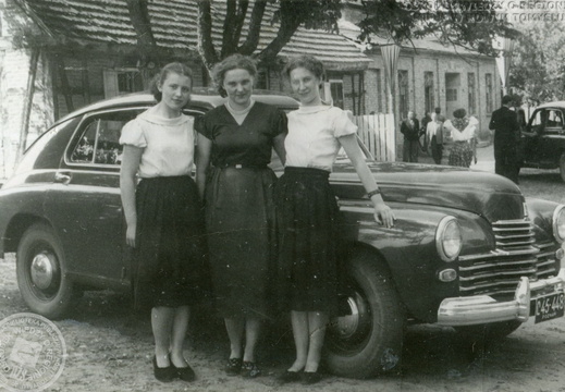 Tercet żeński PZGS. Nowy Tomyśl, 1955 r.