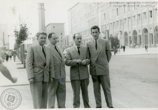 Kwartet męski PZGS. Nowy Tomyśl, 1955 r.