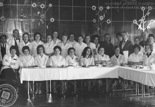 Kurs gastronomiczny pracowników PZGS. Nowy Tomyśl, lata 50. XX w.