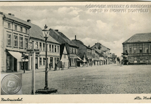 Widok z obecnego pl. Chopina na ul. Poznańską