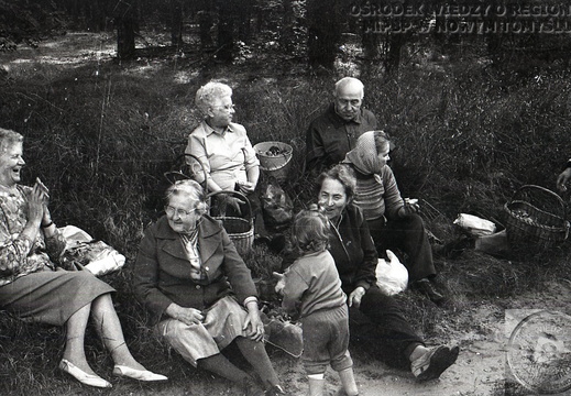 Klub Seniora na grzybobraniu, 1993 r.