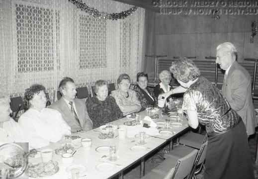 Spotkanie Klubu Seniora w Klubie Osiedlowym, 14.01.1992 r.