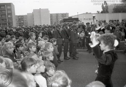 Uroczystość odsłonięcia pomnika gen. Świerczewskiego, 1988 r.