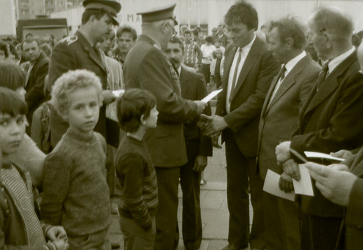 Uroczystość odsłonięcia pomnika gen. Świerczewskiego, 1988 r.