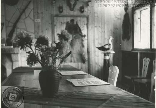 Wnętrze dworku myśliwskiego w Parku Kultury i Wypoczynku