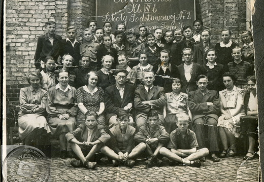 Zakończenie roku szkolnego - czerwiec 1952 r.