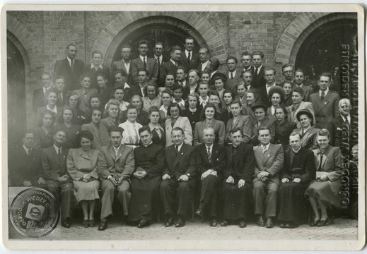 Chór kościelny im. ks. Wacława Gieburowkiego -  prawdopod.1948 r.