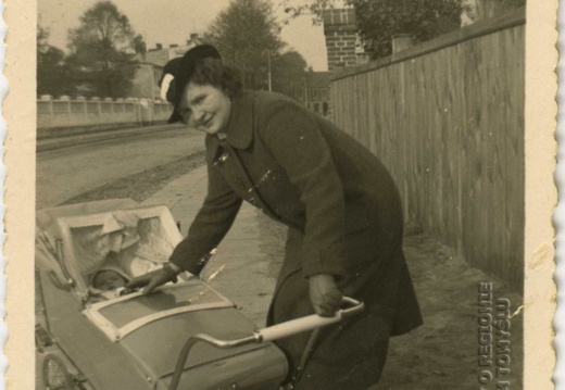 Spacer obecną ul. Tysiąclecia - 1939 r.