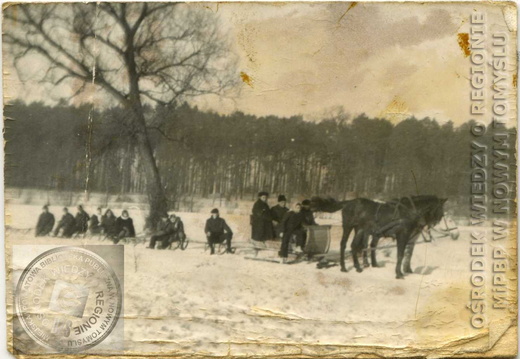 Kulig w Starym Tomyślu.