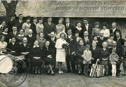 Wąsowo (Huby). Wesele Edmunda Bruździnskiego i Ireny Minge