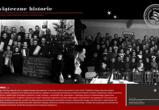 Plansza 12 - Zwyczaj ubierania choinki cd.