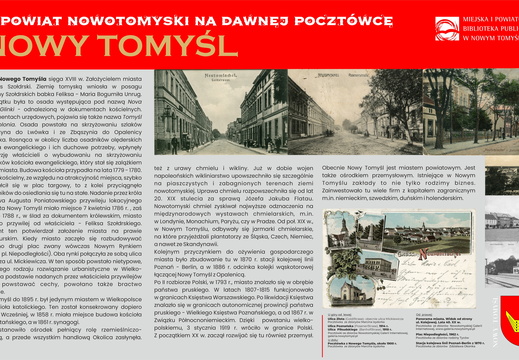 Krótki zarys dziejów miasta Nowy Tomyśl 