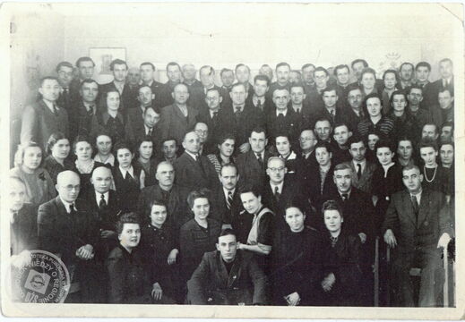 Pożegnanie starosty nowotomyskiego, Tadeusza Nowieskiego, około 1948 roku